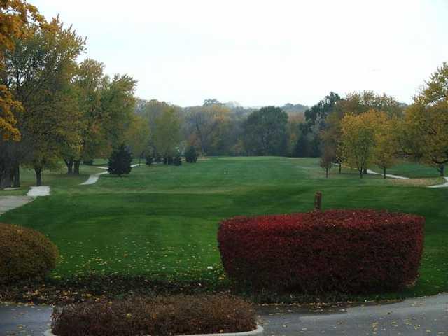 A view of the 1st hole at Valley Ridge Golf Course
