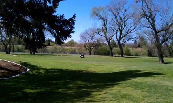 A view from Campus Commons Golf Course
