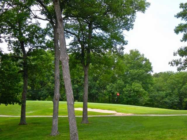 A view of the 10th green at Warrenton Golf Course
