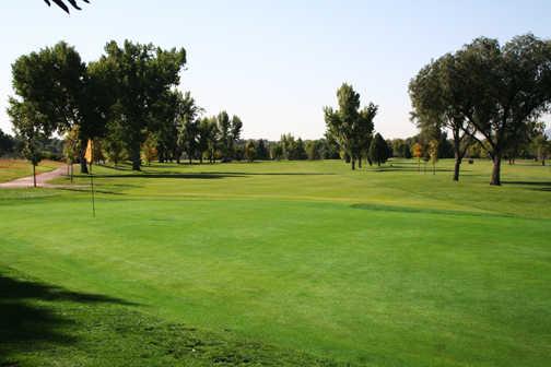 A view of hole #7 at Valley Hi Municipal Golf Course