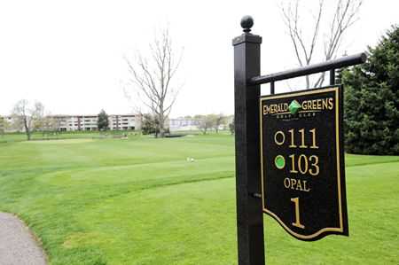 A view from tee #1 at Emerald Greens Golf Club