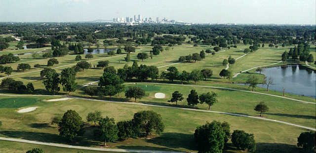 A view from Bayou Oaks City Park North Course