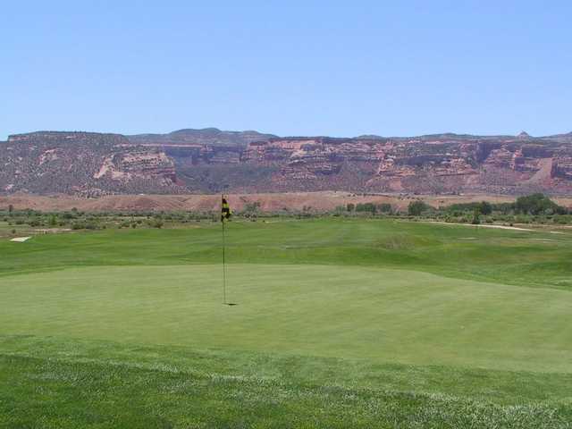 A view of a hole at Adobe Creek National Golf Course.