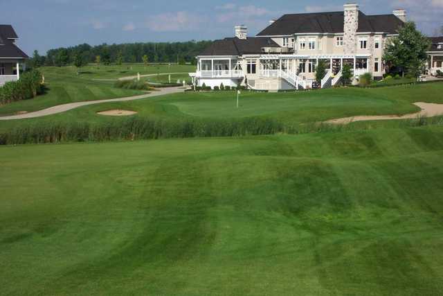 A view of the clubhouse at Sawmill Creek Golf Resort & Spa.