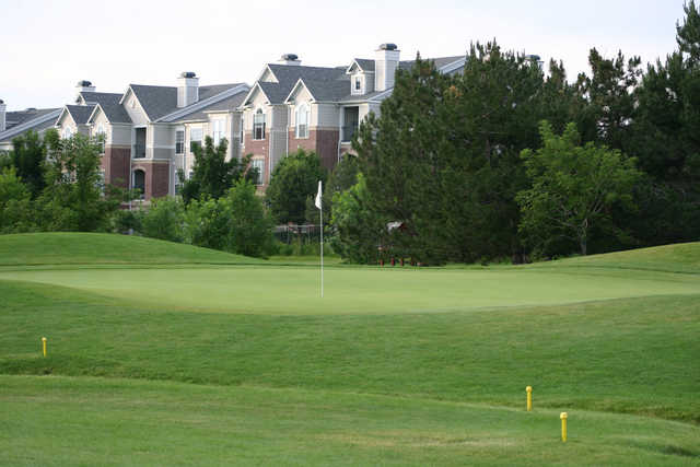 A view of hole #11 at Raccoon Creek Golf Course