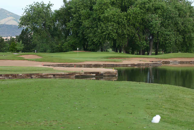 A view from tee #17 at Raccoon Creek Golf Course