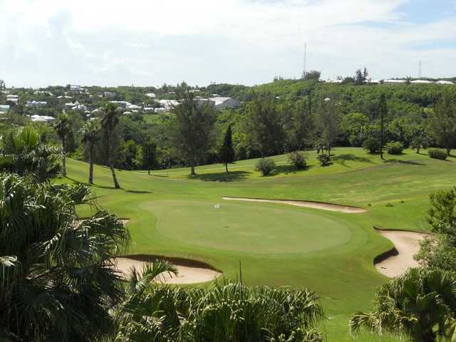 A view of hole #7 at Ocean View Golf Club