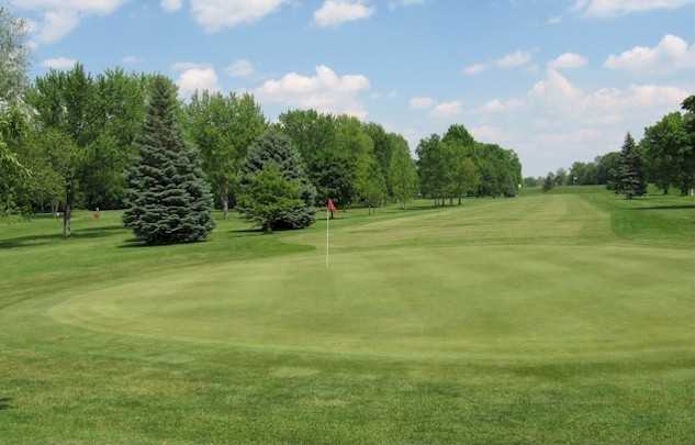A view of green #17 at Currie East from Currie Golf Course