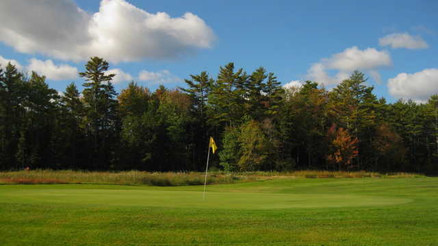 A view of the 1st hole at Goose River Golf Club