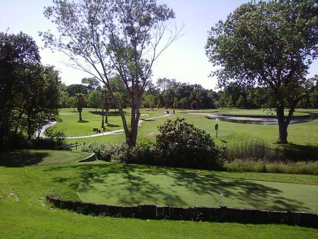 A view of hole #7 at Antelope Greens Golf Course