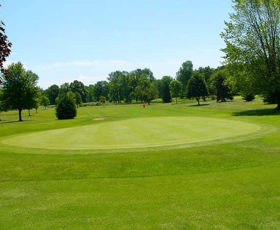 A view of hole #6 at Vassar Golf & Country Club