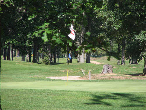 A view of the 11th green at Willow Springs Golf & Country Club