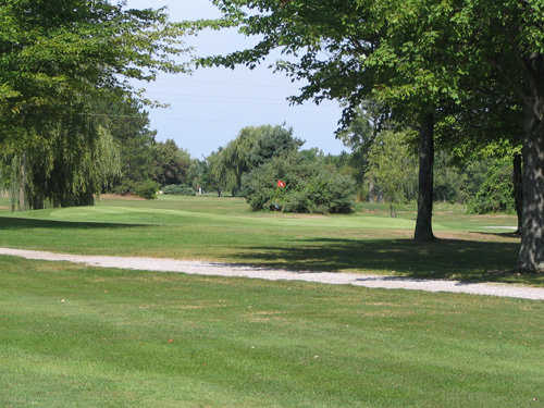 A view of green #4 at Willow Springs Golf & Country Club