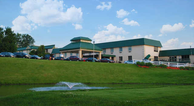 A view of the clubhouse at Lakeview Golf Resort & Spa