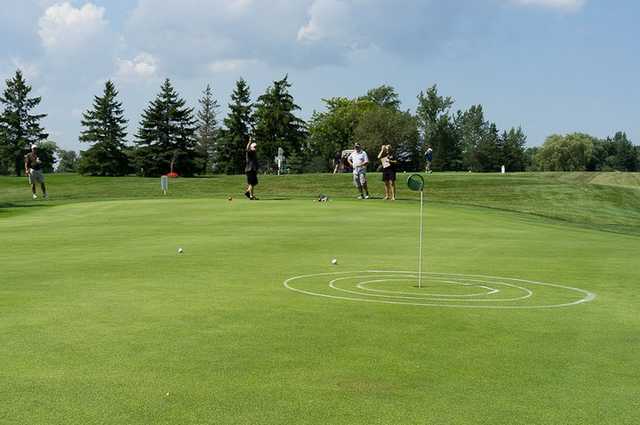 A view of the practice area at Riverview Golf & Country Club
