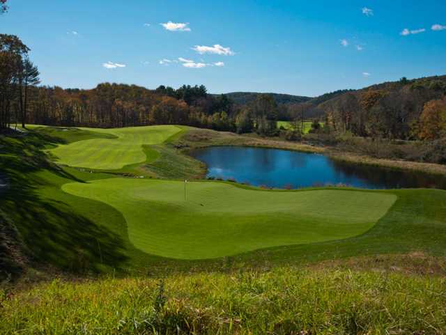 A view of the 6th hole from the Mohegan Sun Golf Club