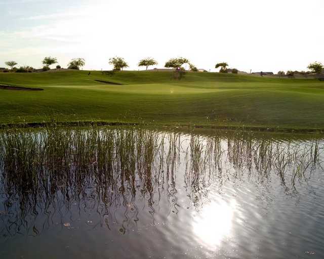 A view over the water at Mission Royale Golf Club