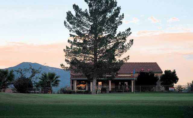 A view of the clubhouse at Kino Springs Golf Course