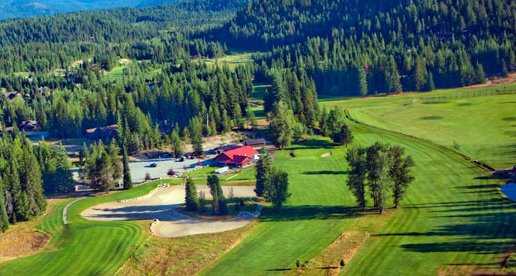 Aerial view from Priest Lake Golf Club