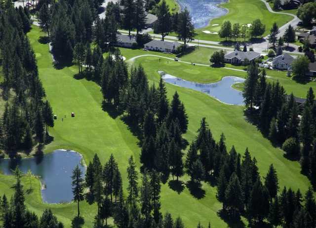 Aerial view from Twin Lakes Village Golf Course