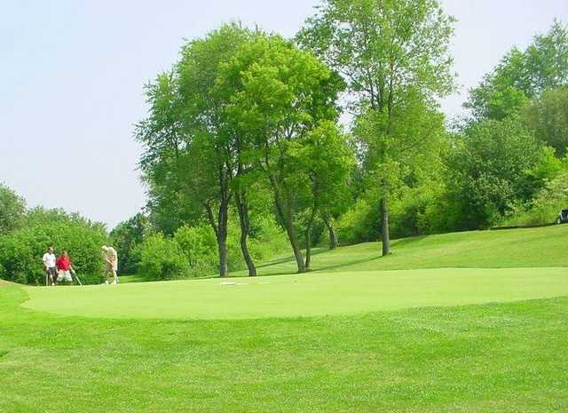 A view of the 5th hole at Ridge from Deer Valley Golf Course