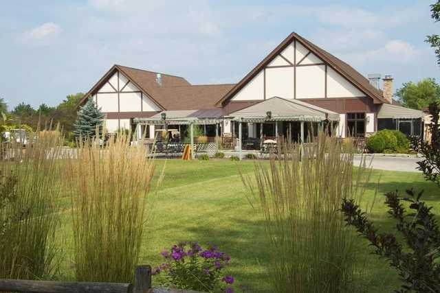 A view of the clubhouse at Stony Creek Golf Course