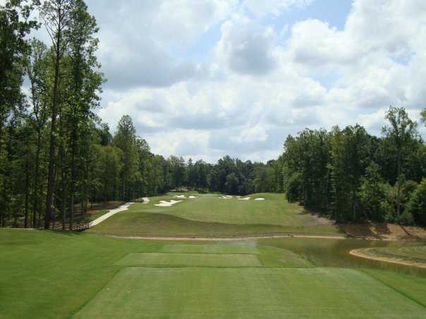 A view from the 18th tee at Viniterra Club