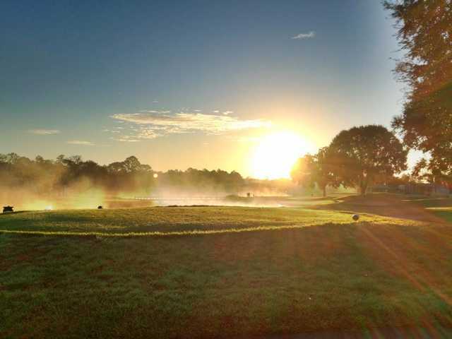 A sunny view from Deer Creek Golf & Tennis RV Resort