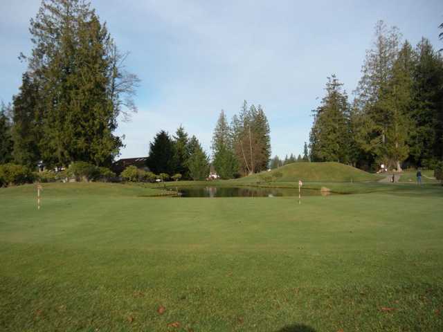 A view of the practice area at Gleneagle Golf Course.