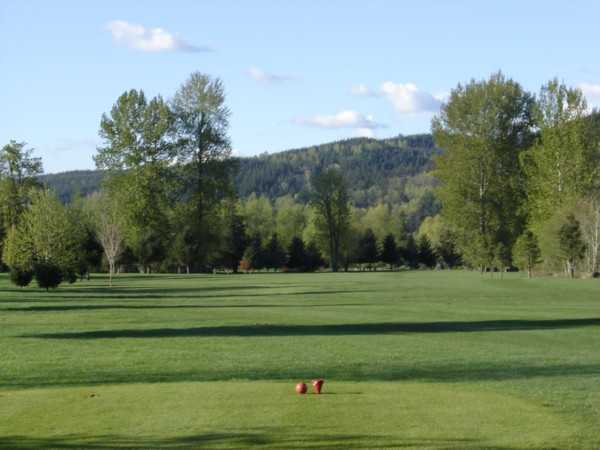 A view from the 13th tee at Twin Rivers Golf Course