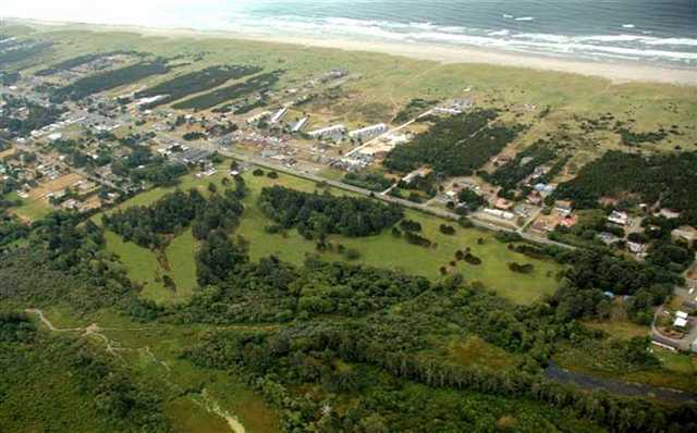 Aerial view from Peninsula Golf Course