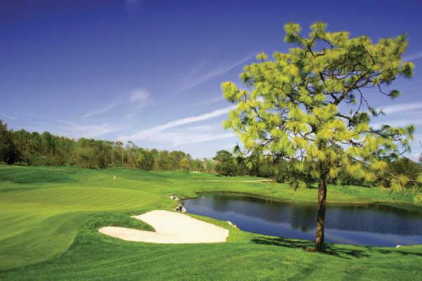 A view of the hole #12 at Orange Lake Resort - The Legends Course