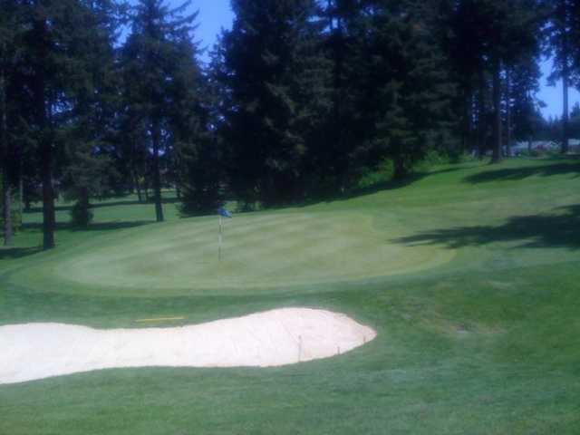 A view of hole #13 at Brookdale Golf Club