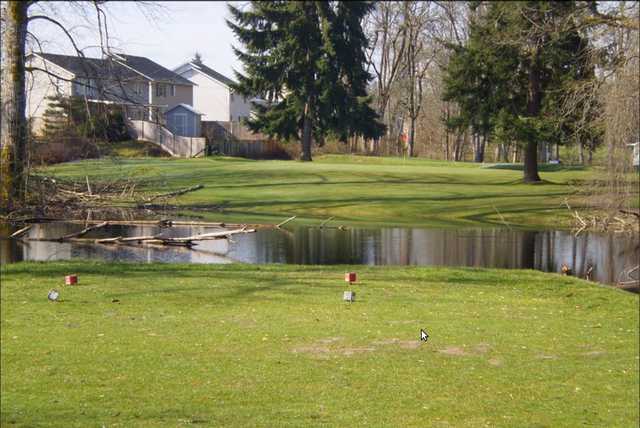 A view from a tee at Tahoma Valley Golf & Country Club