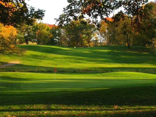 A fall view from Woodland Golf Club