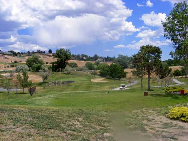 A view from a tee at Wildcreek Golf Course