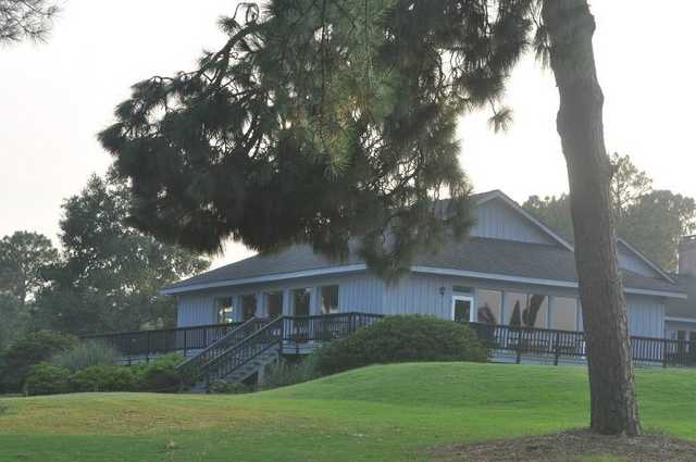 A view of the clubhouse at Sweetwater Country Club