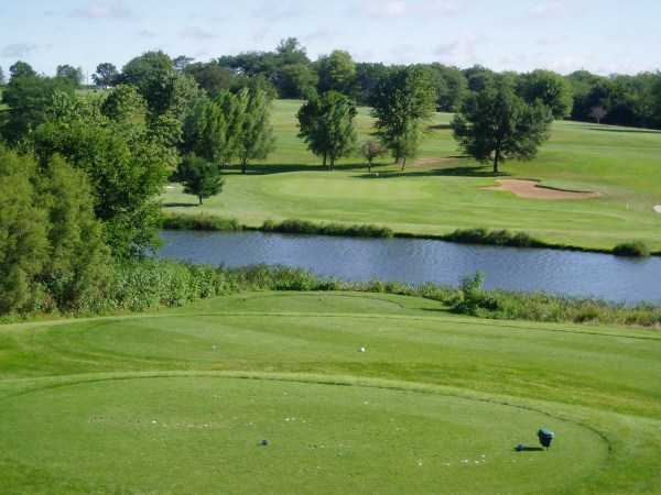 A view from tee at Swan Creek Golf Club