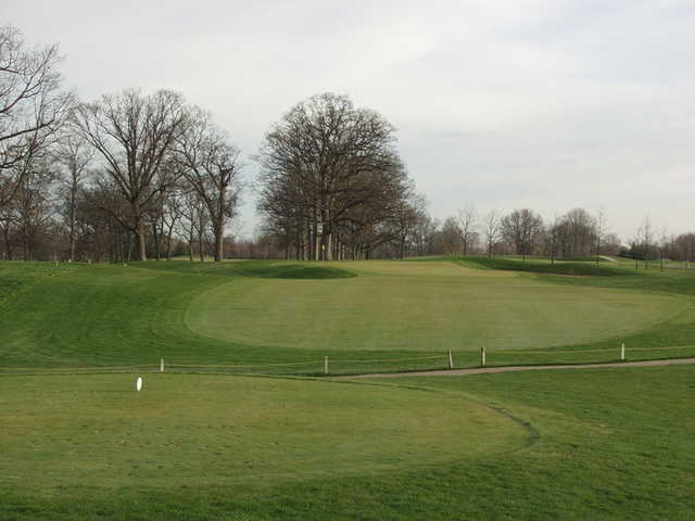 A view of the 8th green at Harrison Hills Golf & Country Club.