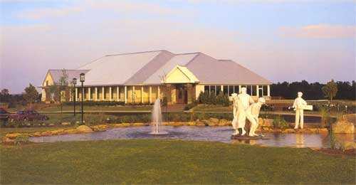 A view of the clubhouse at The Links at Heartland Crossing