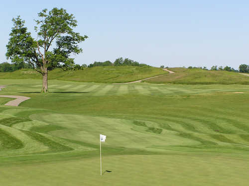 A view of hole #7 at Bear Slide Golf Club