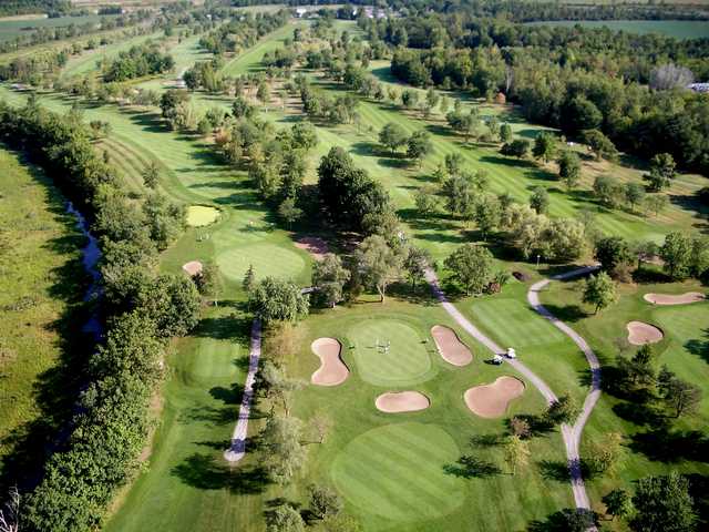 Aerial view of hole #7 Willodell Golf Club of Niagara