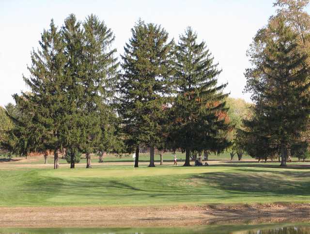 A view of green at South Grove Golf Course