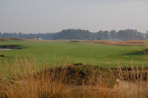 A view back from green #5 at Chariot Run