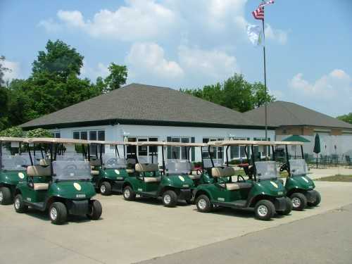 A view of the clubhouse at Sugar Ridge Golf Club