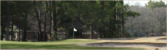 A view of a green at Carolina Shores Golf Club