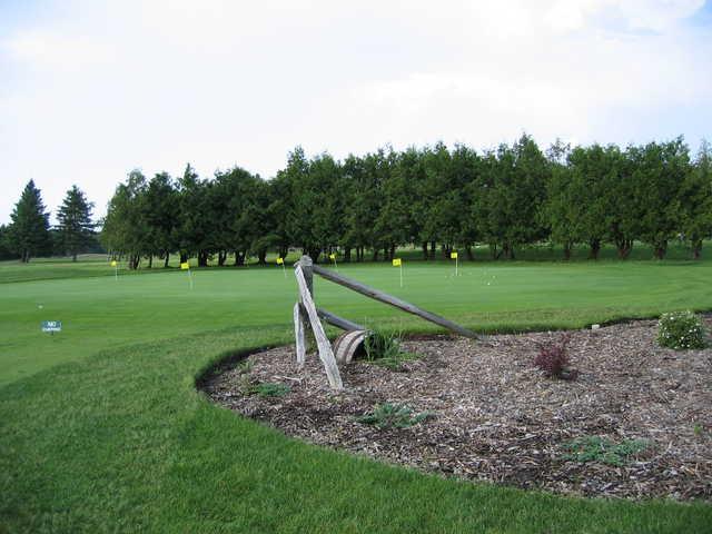 A view of the putting green areea at Springwater Golf Course.