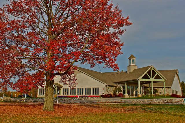 A view of the clubhouse at Eagle Ridge Golf Course