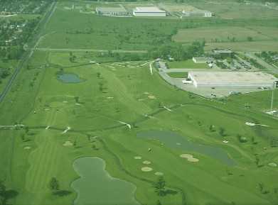 Aerial view of the Parkshore Golf Club