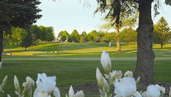 A view of the 18th green at South Course from Pebble Brook Golf & Country Club